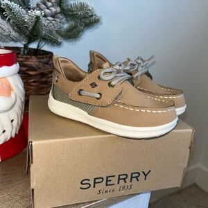 Sperry Toddler Tan Boat Shoes